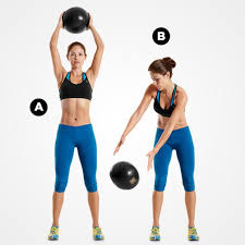 Side-to-side medicine ball slam