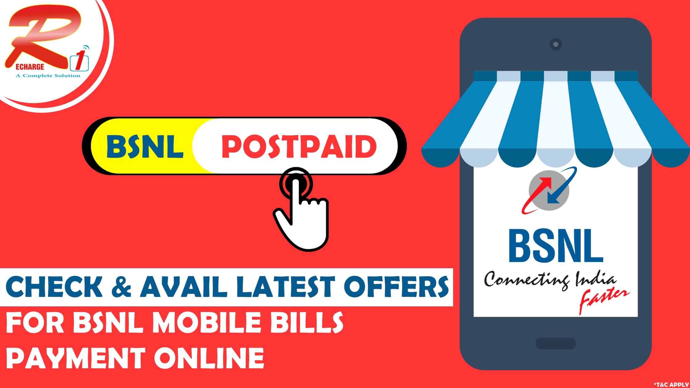  Check & Avail Latest Offers For BSNL Postpaid Bill Payment Online