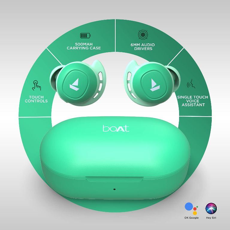 Boat airdopes 441 deals voice assistant