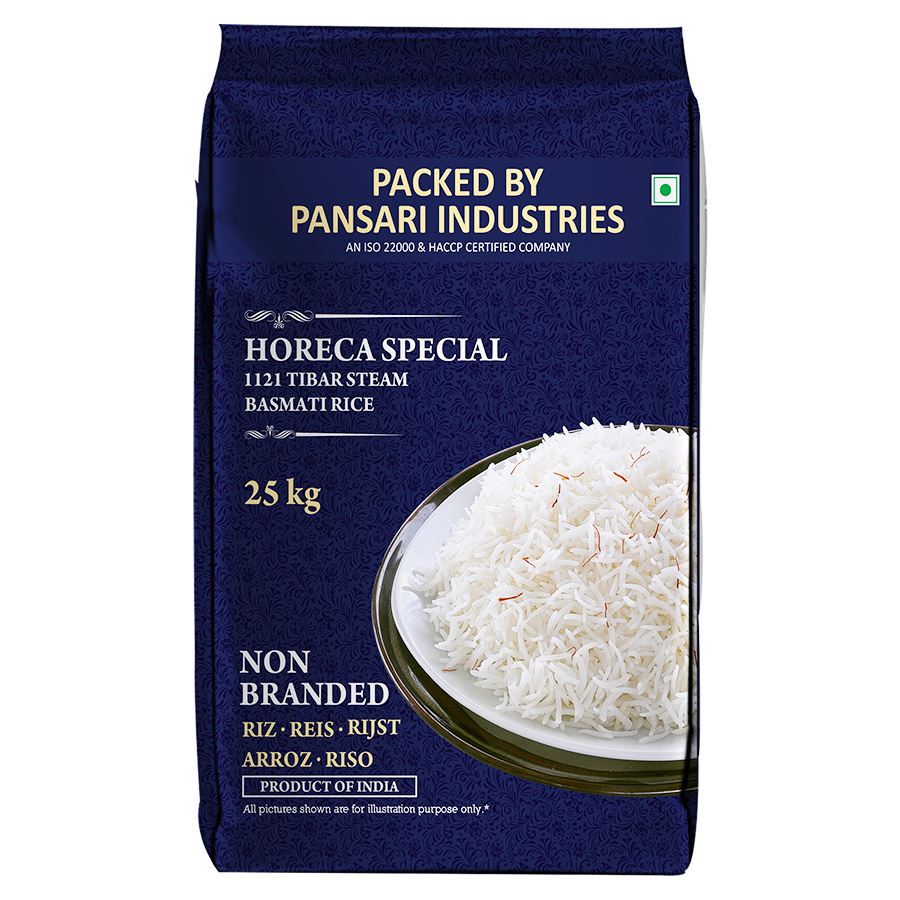Buy HORECA 1121 TIBAR STEAM BASMATI 25 KG at Best Prices ...