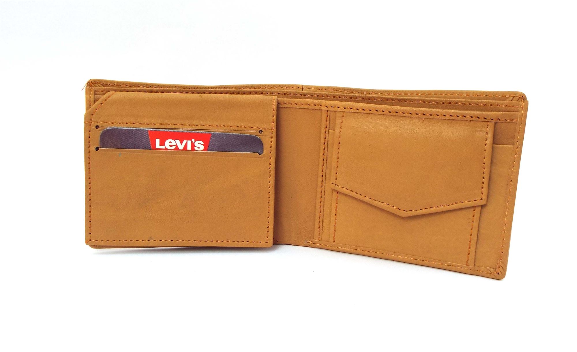 Levi's leather store wallet price