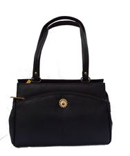 Black Color Heavy Leather Women Handbag for Casual  9 to 5 Collection