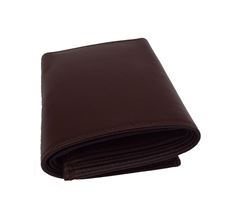 Triple Folding Leather Wallet for Men