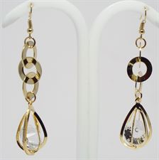 Long Modern Stylish Party Oval Shape Earrings